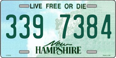 NH license plate 3397384