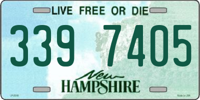 NH license plate 3397405