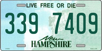 NH license plate 3397409