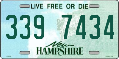 NH license plate 3397434