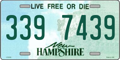 NH license plate 3397439