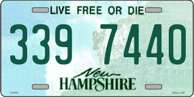 NH license plate 3397440