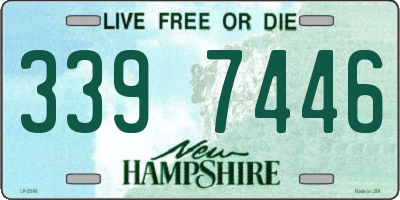 NH license plate 3397446