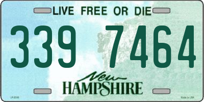 NH license plate 3397464