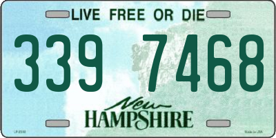 NH license plate 3397468