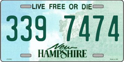 NH license plate 3397474