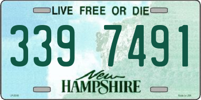 NH license plate 3397491