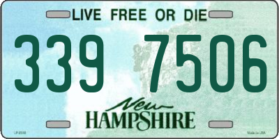 NH license plate 3397506