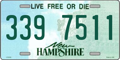 NH license plate 3397511