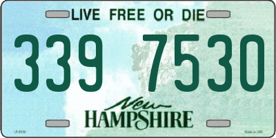 NH license plate 3397530