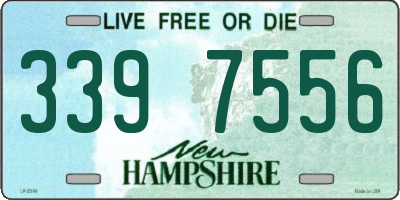 NH license plate 3397556