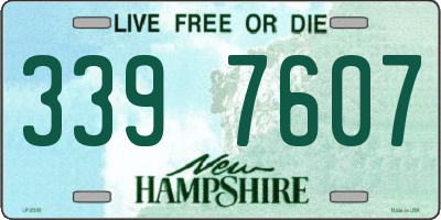 NH license plate 3397607