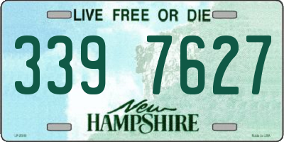 NH license plate 3397627