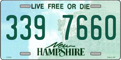 NH license plate 3397660
