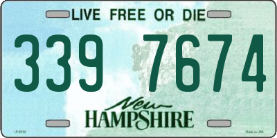NH license plate 3397674