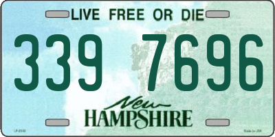 NH license plate 3397696