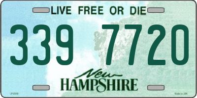 NH license plate 3397720