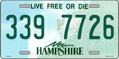 NH license plate 3397726