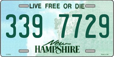 NH license plate 3397729