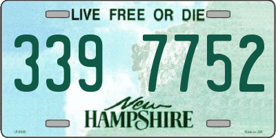NH license plate 3397752