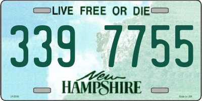 NH license plate 3397755