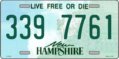 NH license plate 3397761
