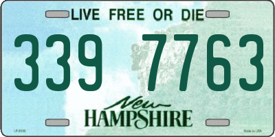 NH license plate 3397763
