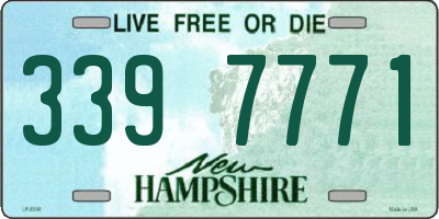 NH license plate 3397771