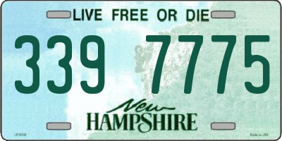 NH license plate 3397775