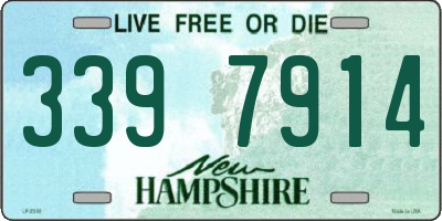 NH license plate 3397914