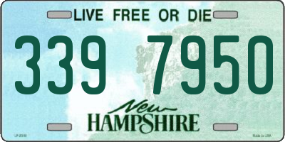 NH license plate 3397950