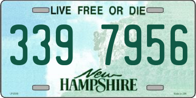 NH license plate 3397956