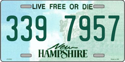 NH license plate 3397957