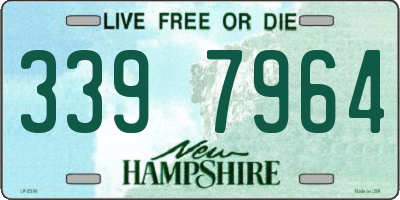NH license plate 3397964