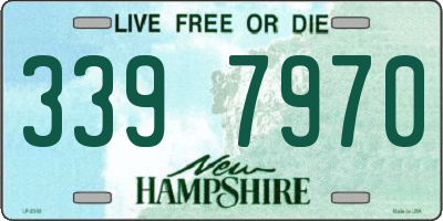 NH license plate 3397970