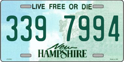 NH license plate 3397994