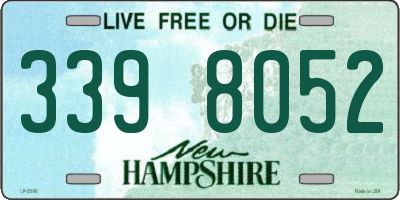 NH license plate 3398052