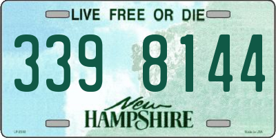 NH license plate 3398144