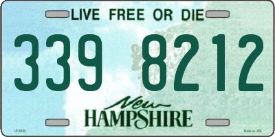 NH license plate 3398212