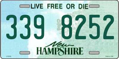 NH license plate 3398252