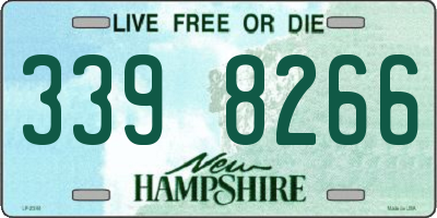 NH license plate 3398266