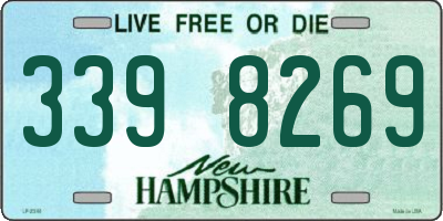 NH license plate 3398269