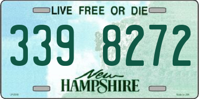NH license plate 3398272
