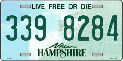 NH license plate 3398284