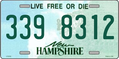 NH license plate 3398312