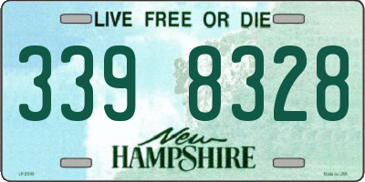 NH license plate 3398328