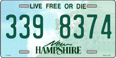 NH license plate 3398374
