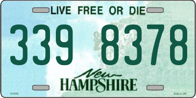 NH license plate 3398378