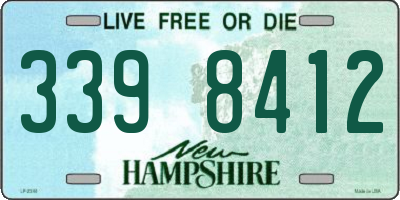 NH license plate 3398412
