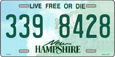 NH license plate 3398428